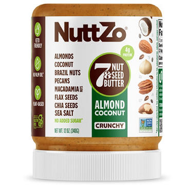 NuttZo Keto Crunchy 7 Nut & Seed Butter - Almond Coconut