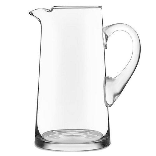 Anchor 93221AHG17 2 qt Bistro Pitcher w/ Lid, Clear, White Residential Serving Piece