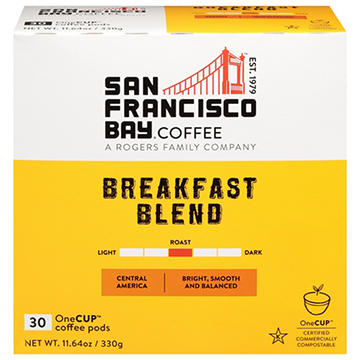 San Francisco Bay Breakfast Blend Single Serve Coffee Cups