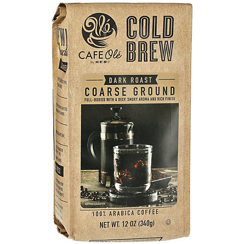 CAFE Olé by H-E-B Cold Brew Coffee Packs - Texas Pecan - Shop Coffee at  H-E-B