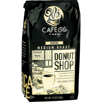 CAFE Olé by H-E-B Medium Roast Donut Shop Ground Coffee