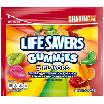Life Savers 5 Flavors Gummy Candy - Sharing Size