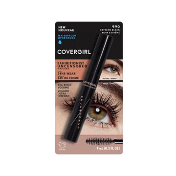 Covergirl Exhibitionist Uncensored Mascara Waterproof 990 Extreme Black