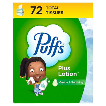 Puffs Plus Lotion Facial Tissue