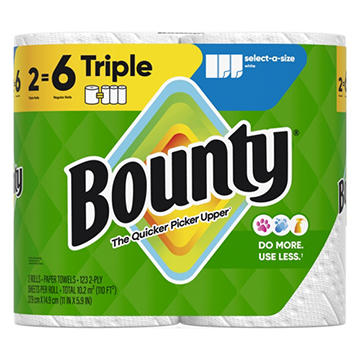 Bounty Select-A-Size White Paper Towels