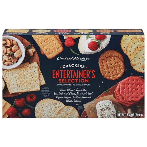 Central Market Entertainer's Selection Crackers, 8.8 oz