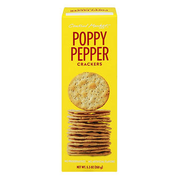 Central Market Poppy Pepper Crackers