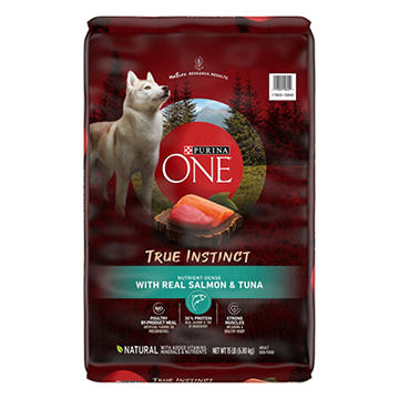 Purina ONE True Instinct High Protein Puppy Food Formula Natural - Real Salmon and Tuna