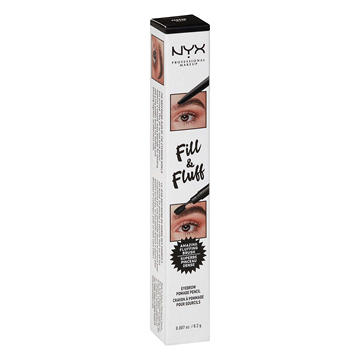 NYX Fill & Fluff Eyebrow Pomade Pencil - Black