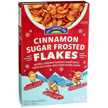 Hill Country Fare Cinnamon Sugar Frosted Flakes Cereal