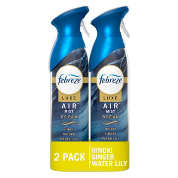 Febreze Luxe Air Freshener Odor-Fighting Room Spray - Ocean