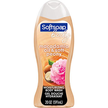 Softsoap Moisturizing Body Wash - Macadamia Oil & Soft Peony