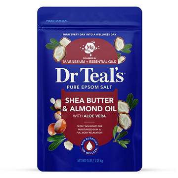 Dr Teal's Pure Epsom Salt - Shea Butter & Almond Oil