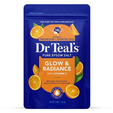 Dr Teal's Pure Epsom Salt - Glow & Radiance Vitamin C