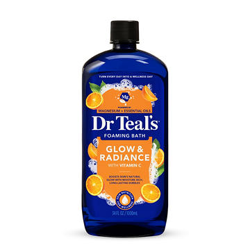 Dr Teal's Glow & Radiance Foaming Bath with Pure Epsom Salt