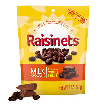 Raisinets Milk Chocolate Covered California Raisins