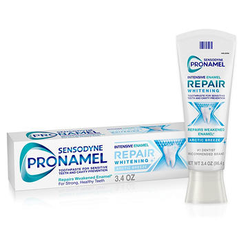 Sensodyne Pronamel Intensive Enamel Repair Toothpaste for Sensitive Teeth and Cavity Protection, Whitening Toothpaste, Arctic Breeze