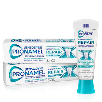 Sensodyne Pronamel Intensive Enamel Repair Toothpaste for Sensitive Teeth and Cavity Protection, Extra Fresh