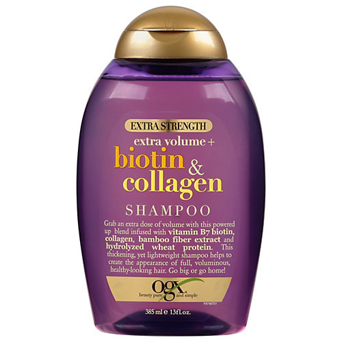 OGX Thick & Full + Biotin Collagen Shampoo - Shampoo & Conditioner at