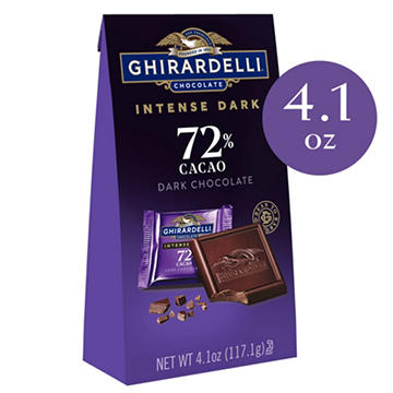 Ghirardelli 72% Cacao Intense Dark Chocolate Squares