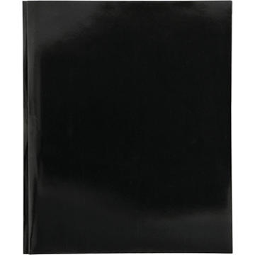 H-E-B Laminated Pocket Folder with Prongs - Black