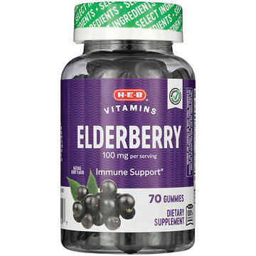H-E-B Select Ingredients Elderberry Gummies - 100 mg