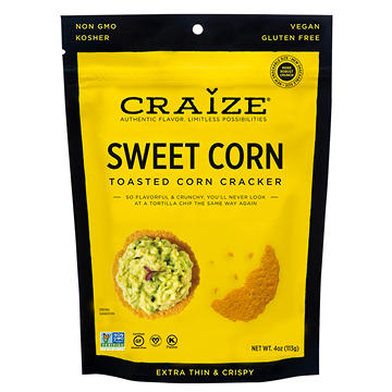 Craize Sweet Corn Toasted Corn Crackers