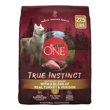 Purina ONE True Instinct With A Blend Of Real Turkey and Venison Dry Dog Food