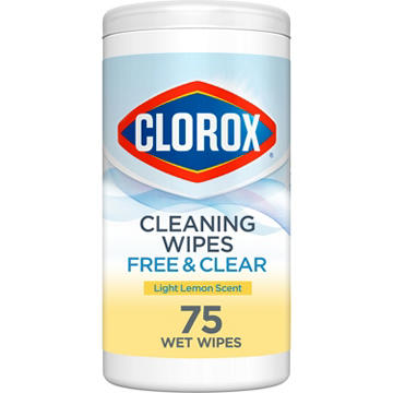 Clorox Compostable Cleaning Wipes - Light Lemon