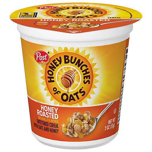 Ok Go! Honey Bunches of Oats With Almonds Cereal Cup, 2.43 oz.