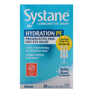 Systane Hydration PF Lubricant Eye Drop Vials