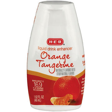 H-E-B Orange Tangerine Liquid Drink Enhancer