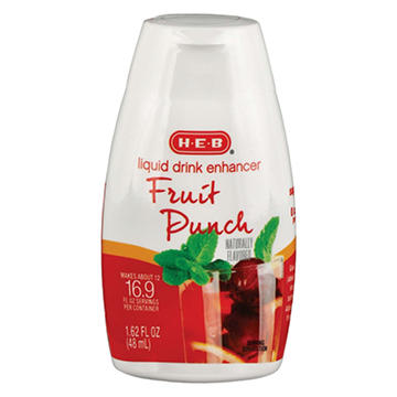 H-E-B Fruit Punch Liquid Drink Enhancer