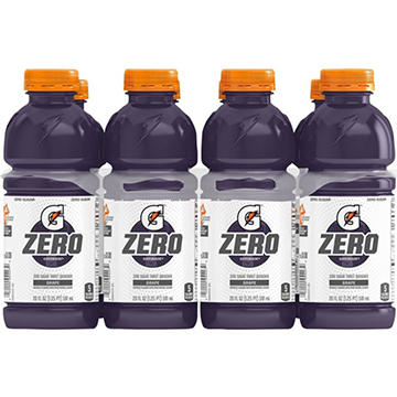 Gatorade Zero Grape Thirst Quencher 8 pk Bottles