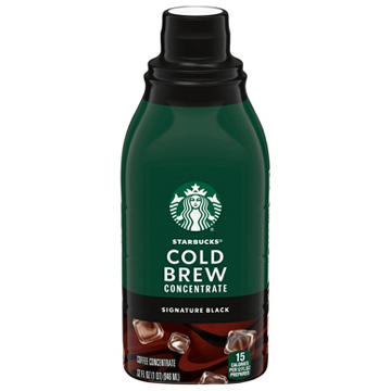 Starbucks Signature Black Cold Brew Coffee Concentrate