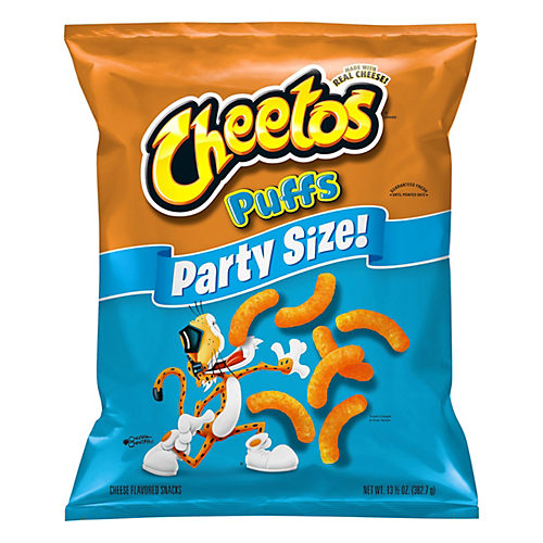 Cheetos Puffs Cheese Snacks Party Size - Shop Chips at H-E-B