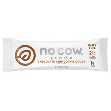 No Cow Dairy Free 21g Protein Bar - Chocolate Chip Cookie Dough