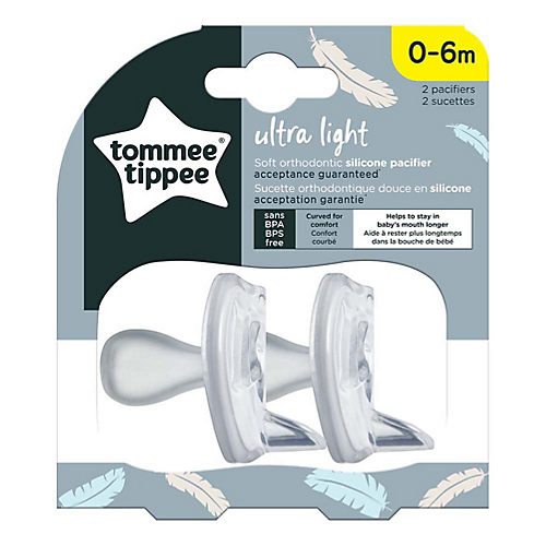 TOMMEE TIPPEE CLOSER TO NATURE 2 SUCETTES BREAST-LIKE NUIT 6-18M