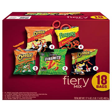 Frito Lay Fiery Mix Chips Multipack Bags