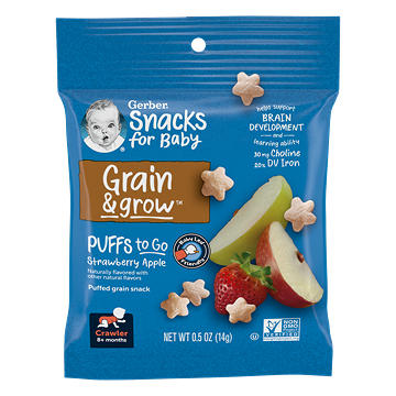 Gerber Puffs to Go - Strawberry Apple