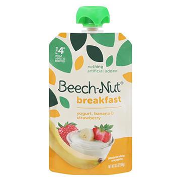 Beech-Nut Breakfast Pouch - Yogurt Banana & Strawberry