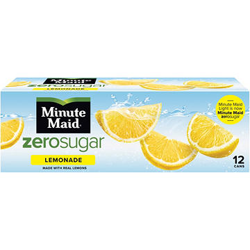 Minute Maid Zero Sugar Lemonade 12 oz Cans