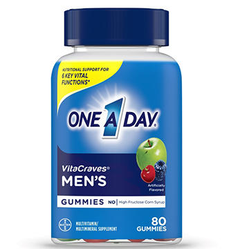 One A Day VitaCraves Men's Multivitamin Gummies