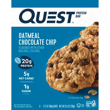 Quest 20g Protein Bars - Oatmeal Chocolate Chip