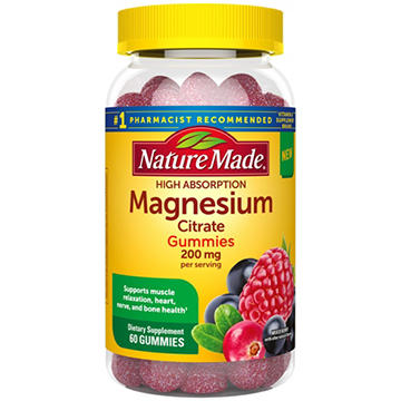 Nature Made Magnesium Citrate 200 mg Adult Gummies