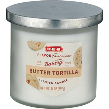 H-E-B Flavor Favorites Bakery Butter Tortilla Scented Candle