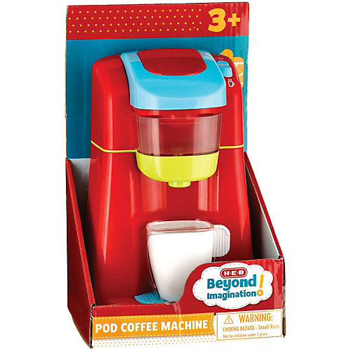 Toys, In Home Childs Pretend Microwave And Coffee Pot Red Kids