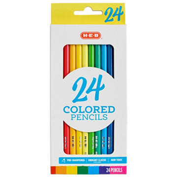 H-E-B Presharpened Colored Pencils