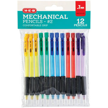 H-E-B 0.7mm Mechanical Pencils with Comfort Grip