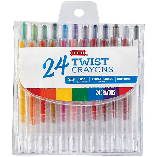 H-E-B Twist Crayons - Shop Crayons at H-E-B